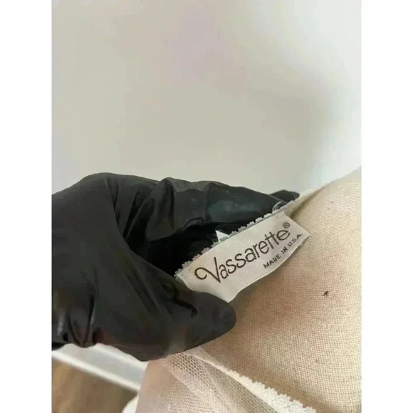 Vintage Vassarette Sheer Lace Coquette Long White Nightgown Robe Cottagecore M - Picture 11 of 14